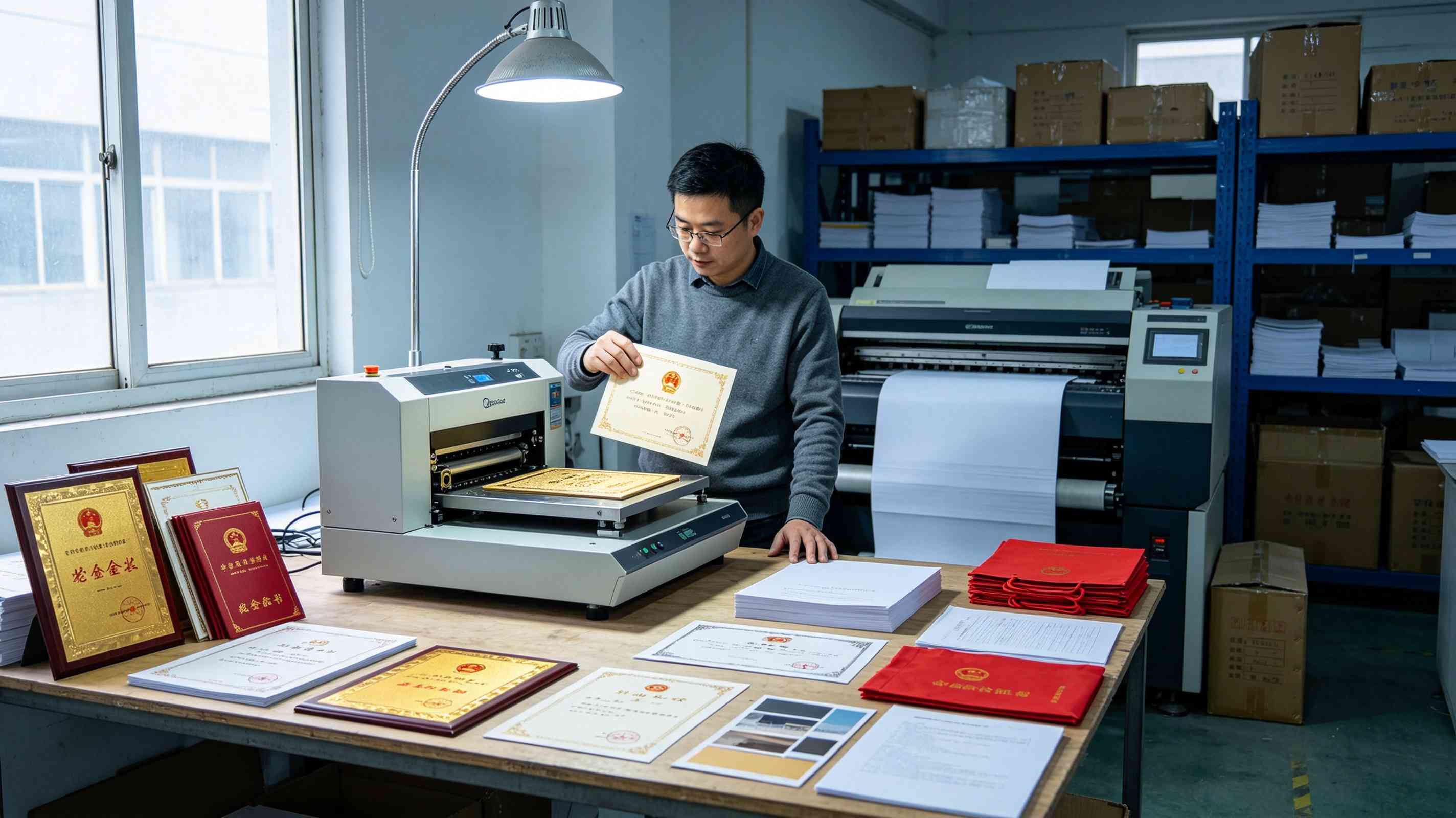 证件制作工艺展示——成品细节放大